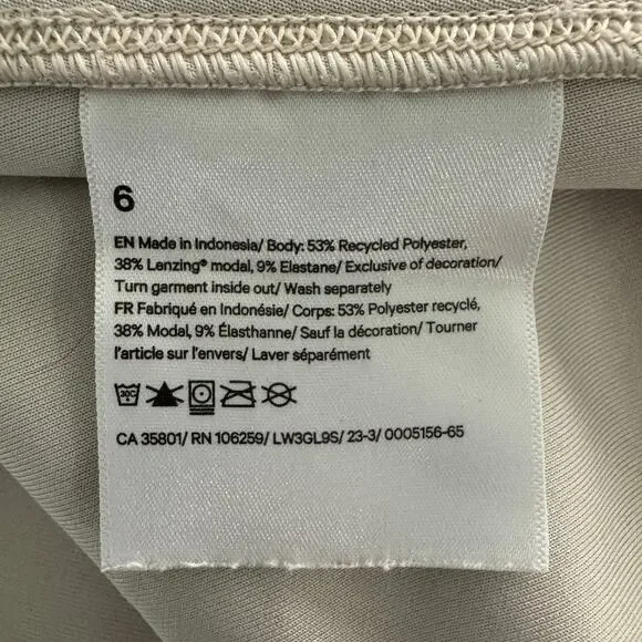 Lululemon Softstreme Perfectly Oversized Cropped Crew White Opal - Picture 7 of 9